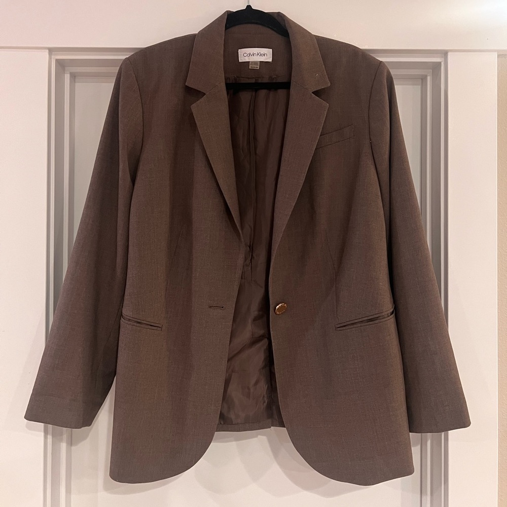 Calvin Klein One-Button Jacket Blazer - image 3